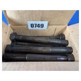 New (15) 3/4-10x6 1/2 Hex C/S GR2 Plain