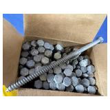 New (100) 1/4x6 Hex Lag Screw HDG
