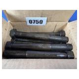 New (15) 3/4-10x6 1/2 Hex C/S GR2 Plain
