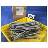 New (55) 1/4x6 Hex Lag Screw HDG