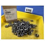 New (100) 3/8 NF Plain Jam Nut