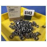 New (100) 3/8 NF Plain Jam Nut