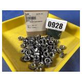 New (100) 3/8 NF Plain Jam Nut