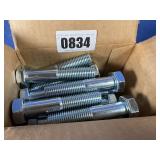 New (20) M20-2.5x100 Hex C/S 8.8 Pt Zinc