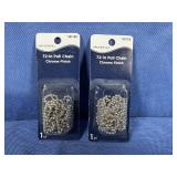 (2) Universal 72' Pull Chain Chrom Finish,...