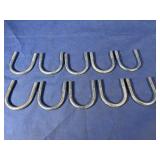 New (10) U Bolt 7/16-13x3-1/4x2-1/2 Zinc J429...
