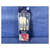 New Zibra Lg Artist Brush Set of 3