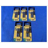 New (5 Sets of 2) DeWalt 2' T 15 Power Bits
