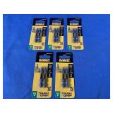 New (5 Sets of 2) DeWalt 2' T 15 Power Bits