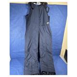 Black Insulated Snow Pants w/Adjustable...