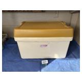 Vintage Gold Top Coleman Cooler, Has Drain &...