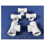 New Dura 3/4' White Fipt x Fipt x Fipt Tee,...
