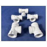 New Dura 3/4' White Fipt x Fipt x Fipt Tee,...