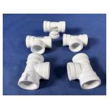 New Dura 3/4' White Fipt x Fipt x Fipt Tee,...