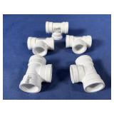 New Dura 3/4' White Fipt x Fipt x Fipt Tee,...