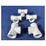 New Dura 3/4' White Fipt x Fipt x Fipt Tee,...