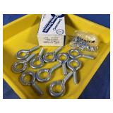 New (10) Turned Eyebolts 5/16'-18x1