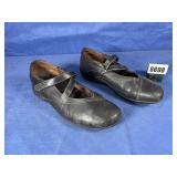 Women's Shoes Wolky Black Leather Slip on...