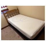 Twin Oak Headboard on Hollywood Frame Foam...