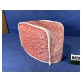 Quilted Pink Horseshoe Toaster Cover