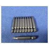 (10) #2x2 One Piece Square Drive Power Bit