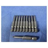 (10) #1x2 One Piece Square Drive Power Bit