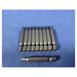 (10) #2x2 One Piece Square Drive Power Bit
