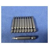 (10) #2x2 One Piece Square Drive Power Bit