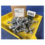 New (50) 5/16-18x2 Carriage Bolt HDG