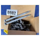 New (50) 5/16-18x5 Hex C/S GR2 HDG