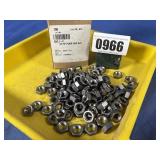 New (100) 3/8 NF Plain Jam Nut