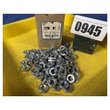 New (100) 8MM-1.25 Metric Hex Jam Nuts