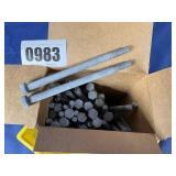 New (50) 5/16-18x5 Hex C/S GR2 HDG