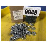 New (100) 8MM Hex Jam Nut