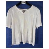 XL Koret City Blues White w/Lace Flowers...