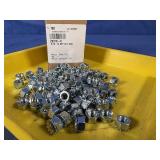 (100) 5/16-18 Kep Nut Zinc