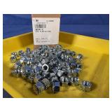 (100) 5/16-18 Kep Nut Zinc