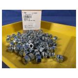 (100) 5/16-18 Kep Nut Zinc