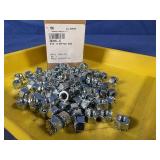 (100) 5/16-18 Kep Nut Zinc