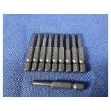 (10) #1x2 One Piece Square Drive Power Bit