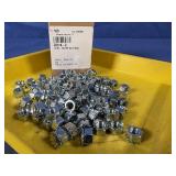 (100) 5/16-18 Kep Nut Zinc