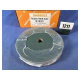 (25) Resin Fiber Disc 7'x7/8' Zirc 80 Grit