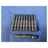 (10) #1x2 One Piece Square Drive Power Bit
