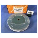 (25) Resin Fiber Disc 7'x7/8' Zirc 80 Grit
