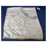 Embroidry Linen Table Cloth, 44x48'