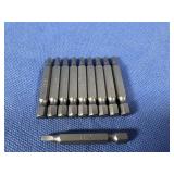 (10) #2x2 One Piece Square Drive Power Bit