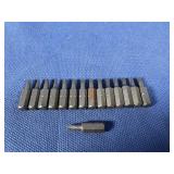 (15) #1x1 One Piece Square Insert Bit