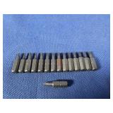 (15) #1x1 One Piece Square Insert Bit