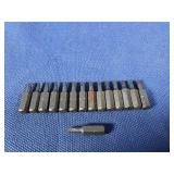 (15) #1x1 One Piece Square Insert Bit