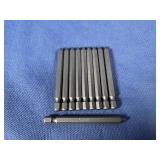 (10) #1x3' 2-Pc Square Power Bit